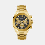 Guess Round Black Chronograph watch