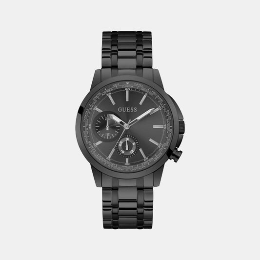 Male Black Analog Stainless Steel Watch GW0490G3