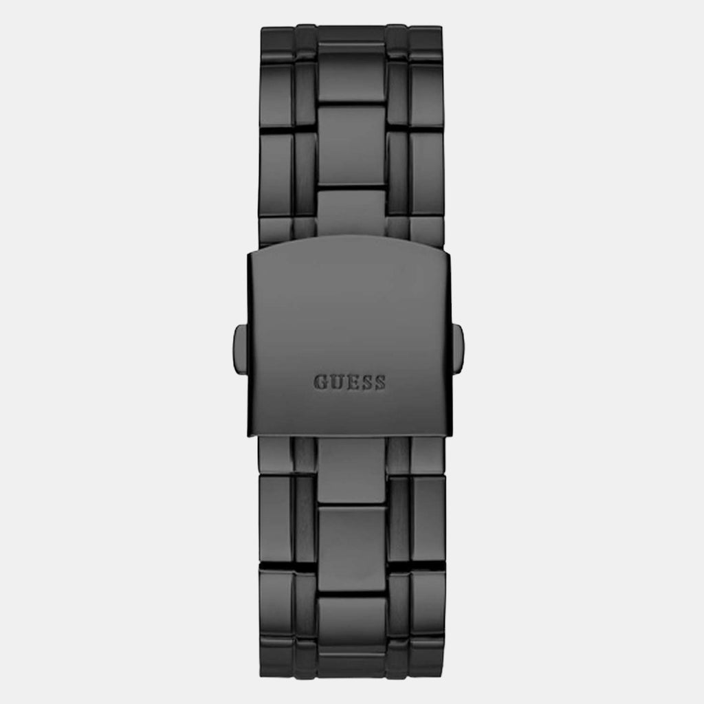 Guess Men Round Black watch