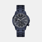 Guess Round Blue Chronograph watch
