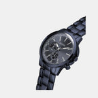 Guess Men Round Blue watch