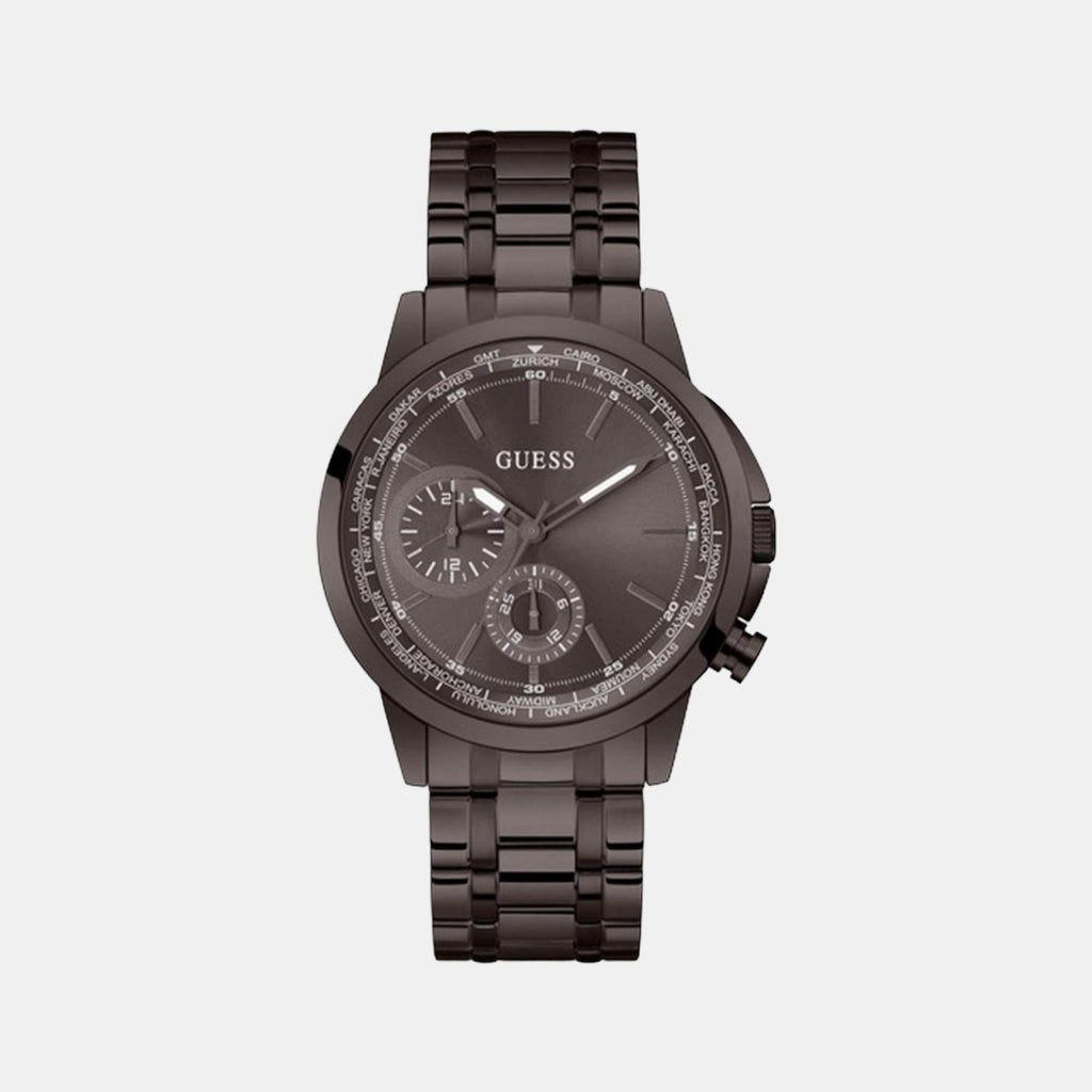 Guess Round Brown Chronograph watch
