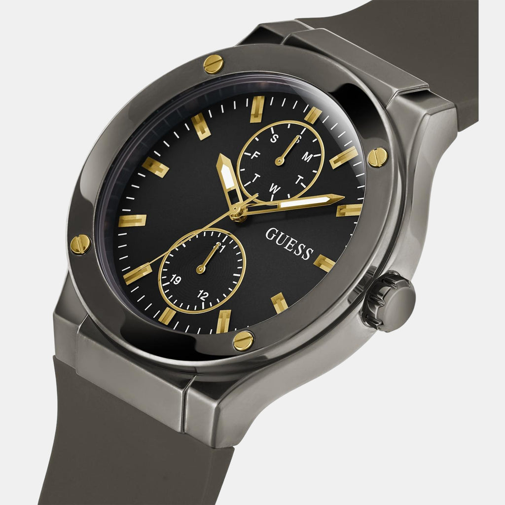 Guess Stainless Steel Round watch