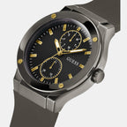 Guess Stainless Steel Round watch