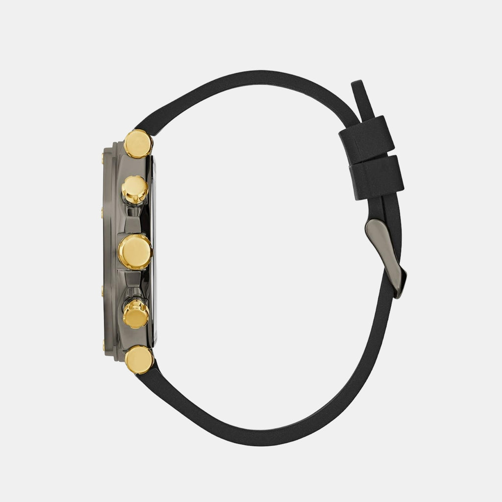 Guess Men Round Black watch