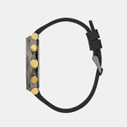 Guess Men Round Black watch