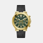 Guess Round Green Chronograph watch