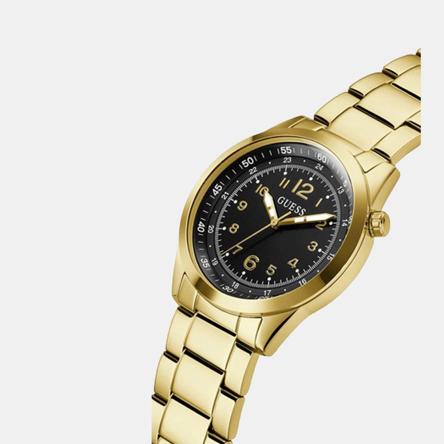 Guess Stainless Steel Round watch