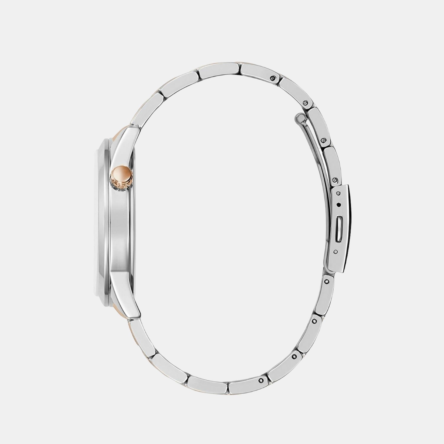 Guess Stainless Steel Round watch