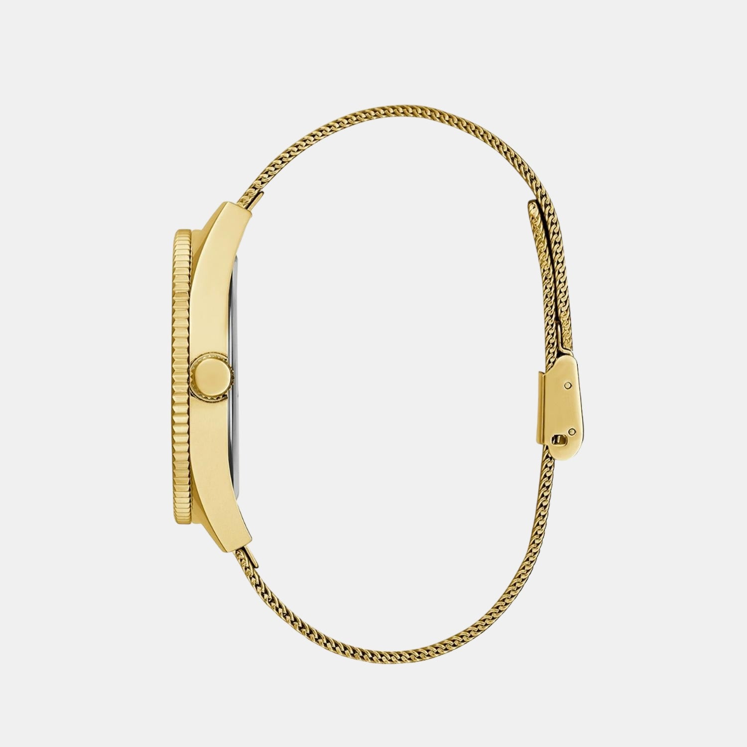 Guess Stainless Steel Round watch