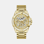 Guess Round Gold Analog watch