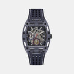 Guess Round Blue Analog watch