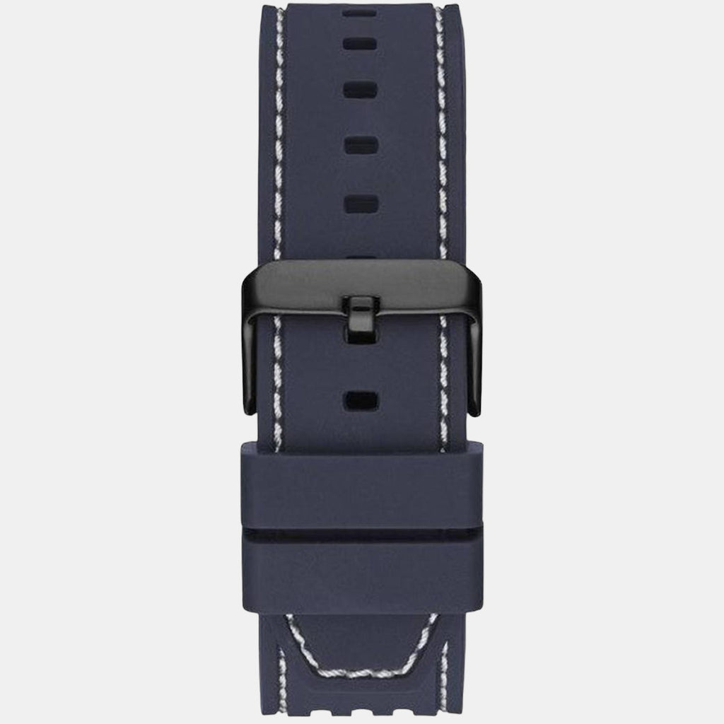 Guess Men Round Blue watch