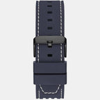 Guess Men Round Blue watch