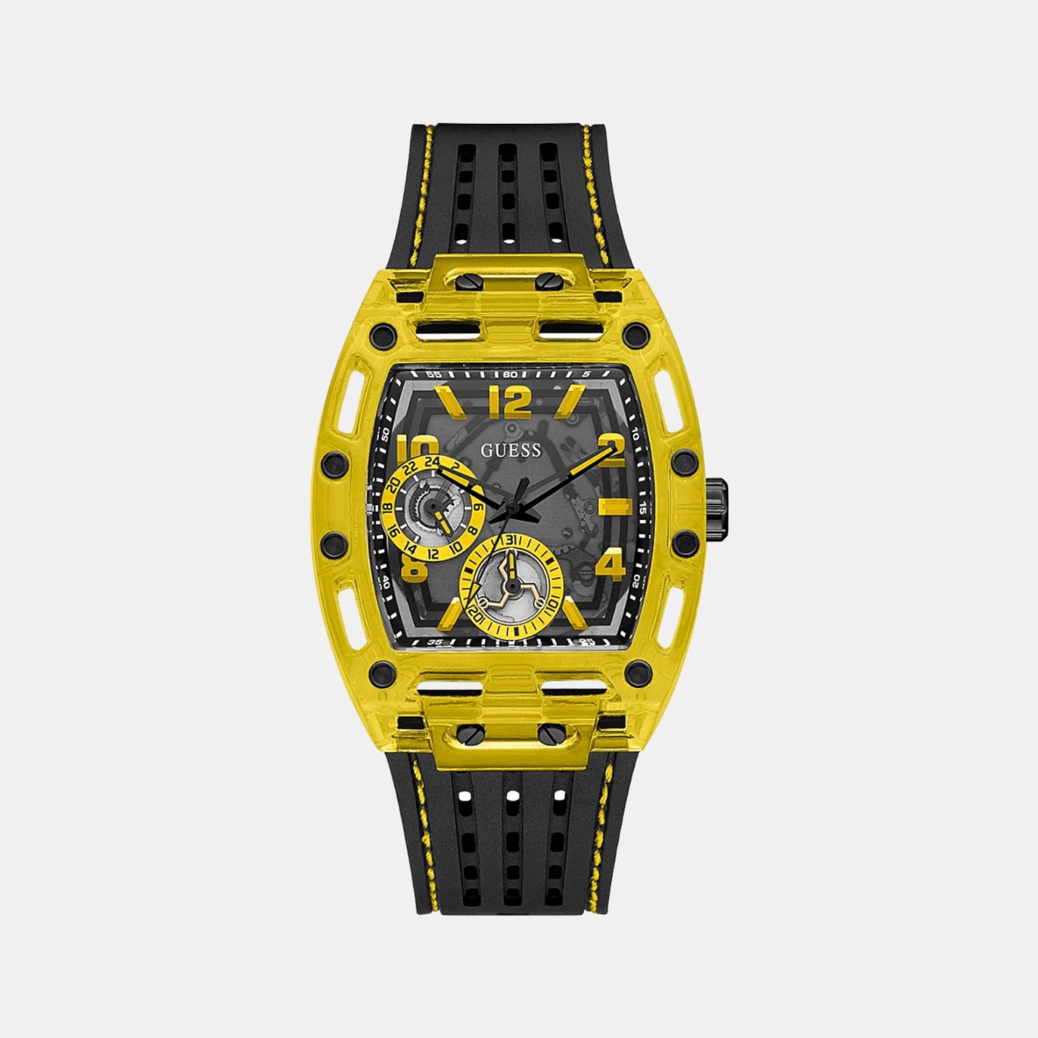 Guess Square Two Tone Analog watch