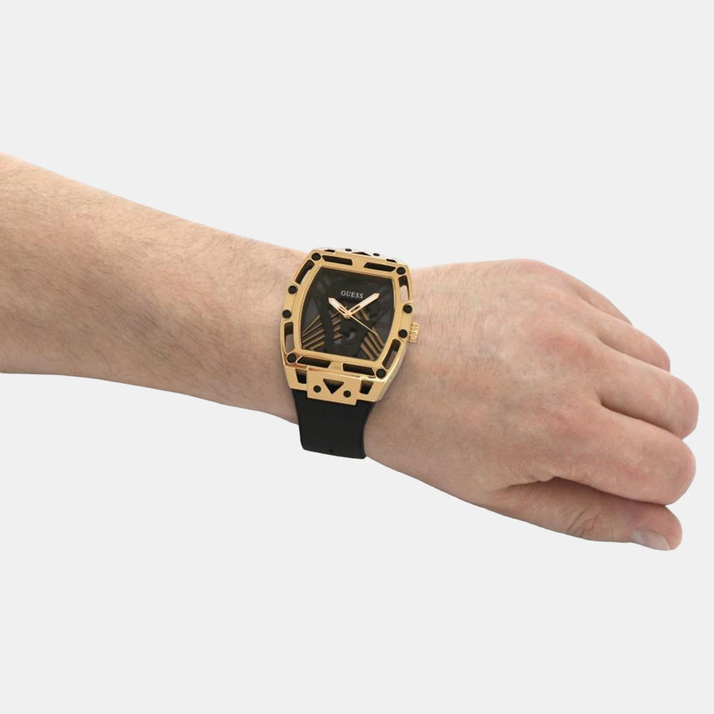 Guess Round Quartz Analog Men watch