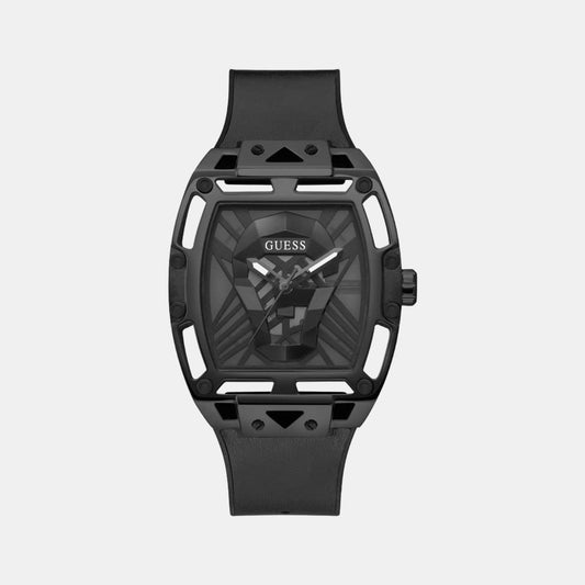 Male Black Analog Silicon Watch GW0500G2