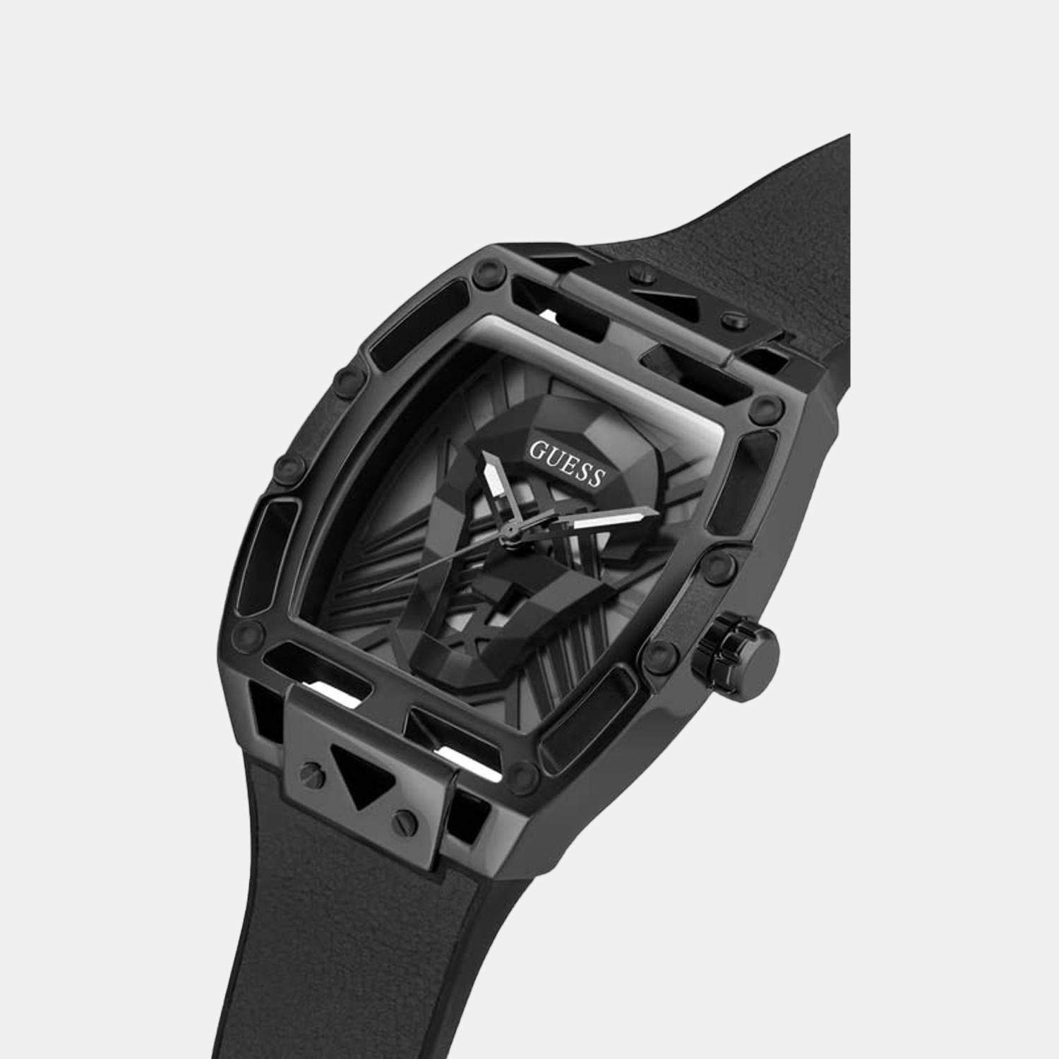 Guess Stainless Steel Round watch