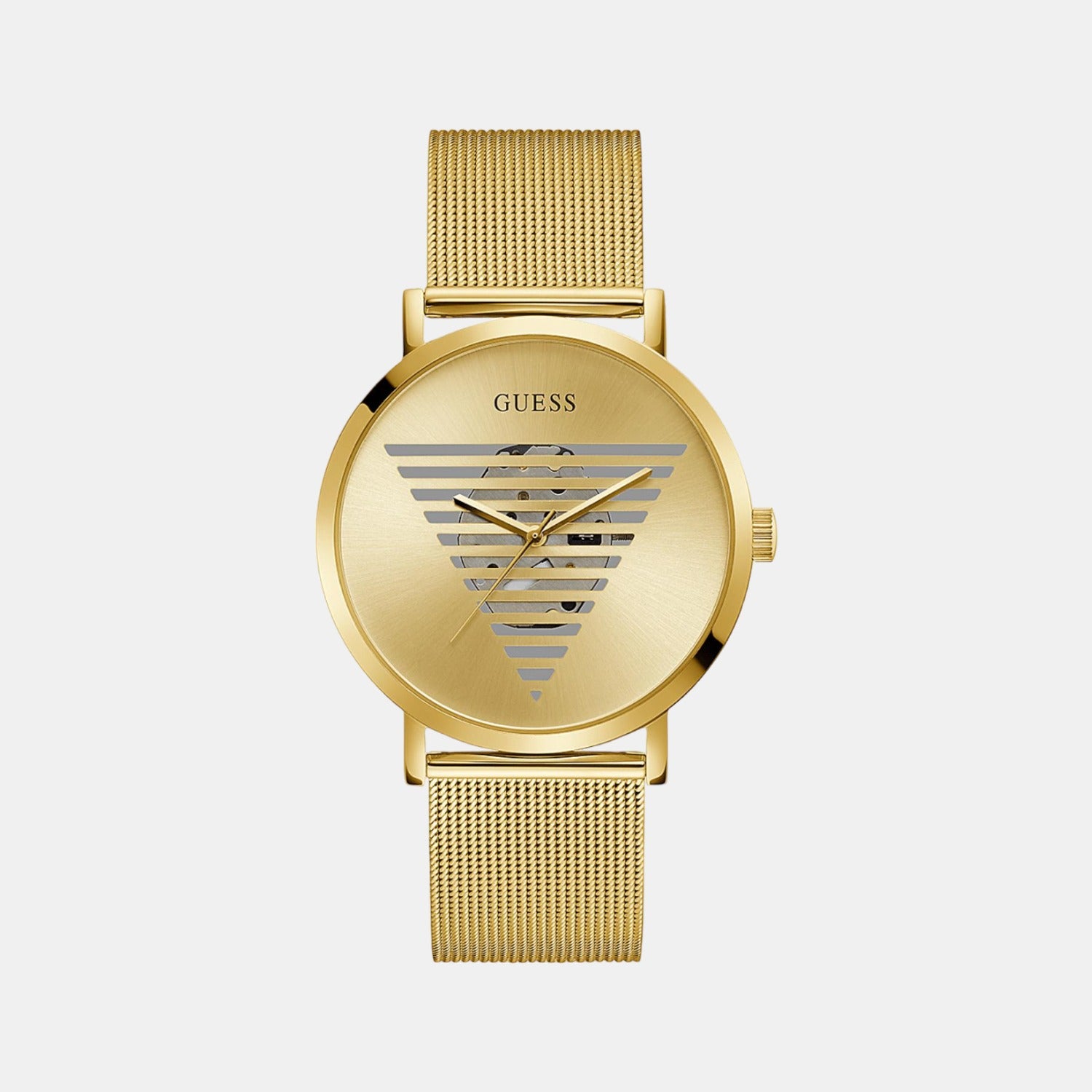 Guess Round Gold Analog watch