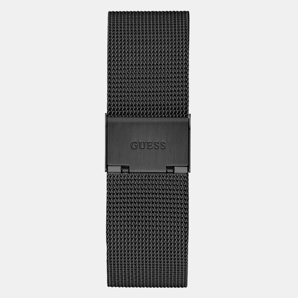 Guess Men Round Black watch