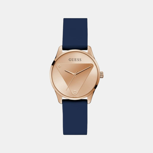 Female Rose Gold Analog Silicon Watch GW0509L1