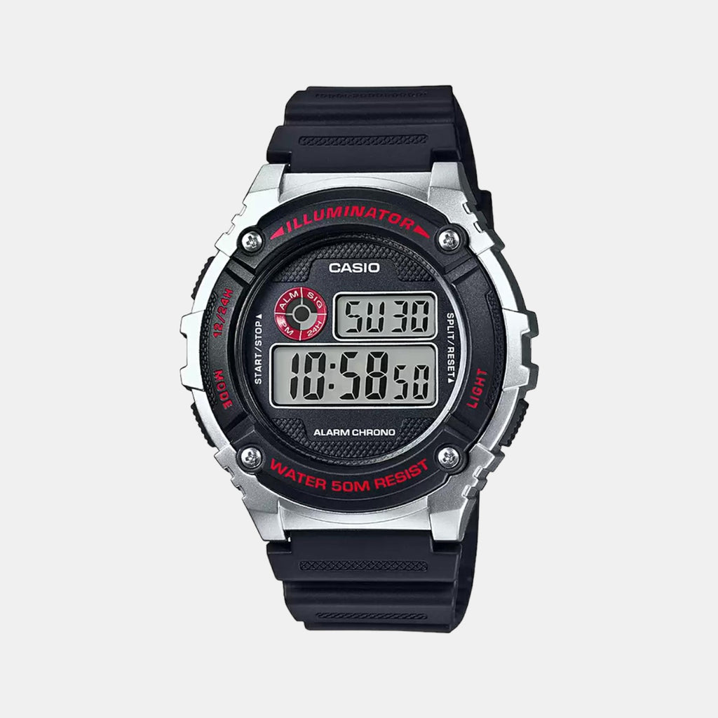 Casio Round Black Digital watch