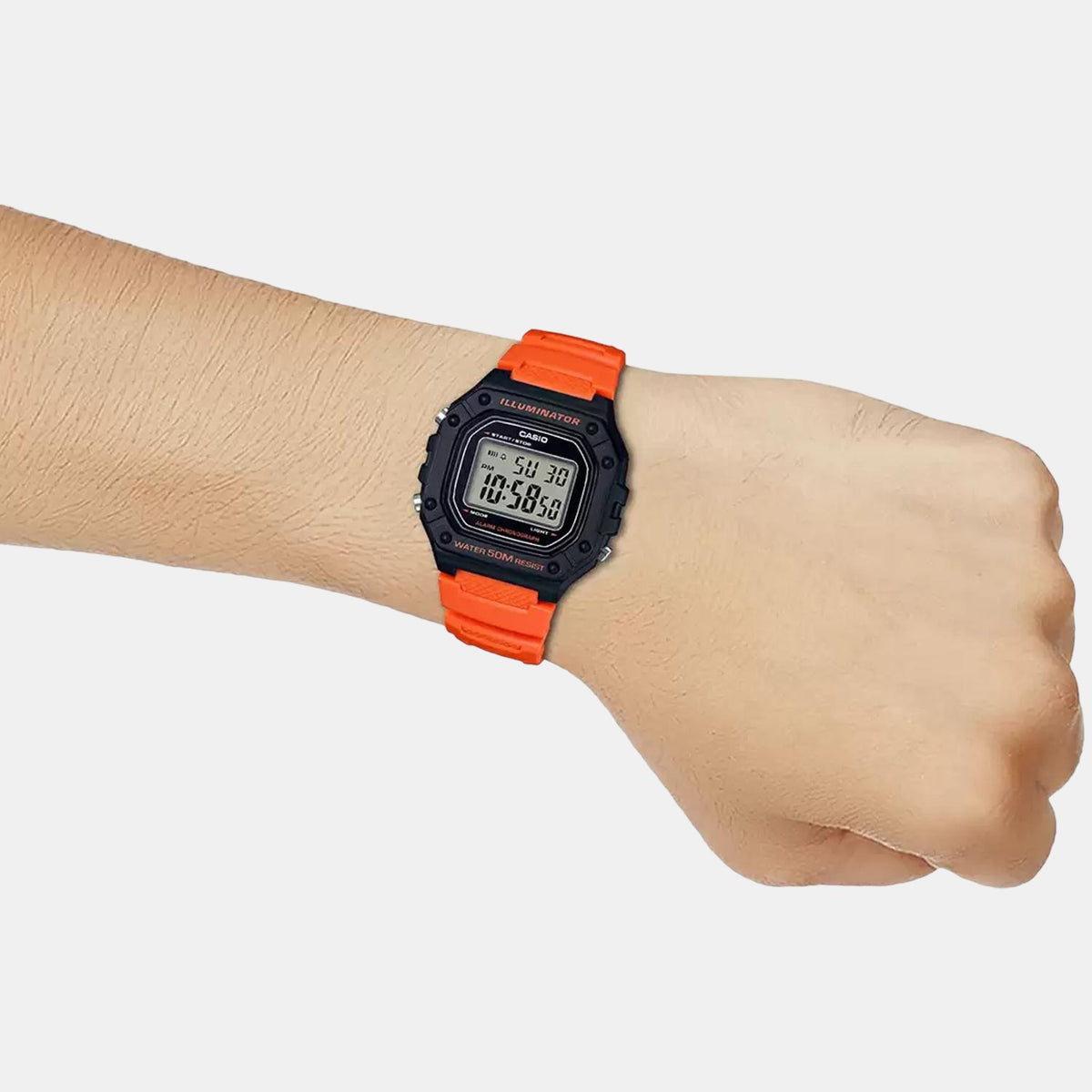 Casio 44.4 mm Orange Quartz watch