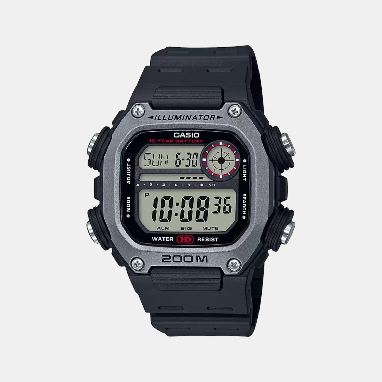 Casio Square Black Digital watch
