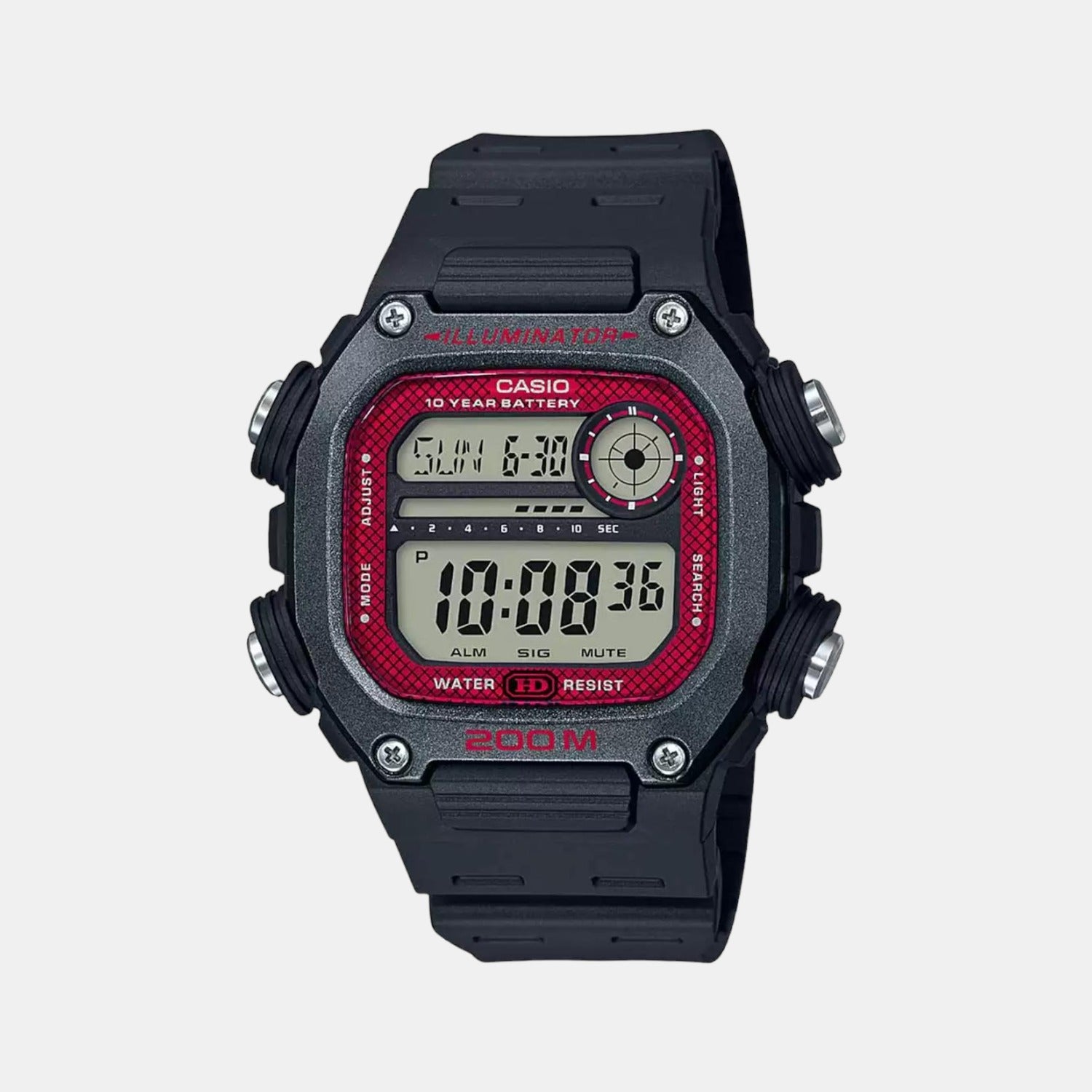 Casio Oval Black Digital watch