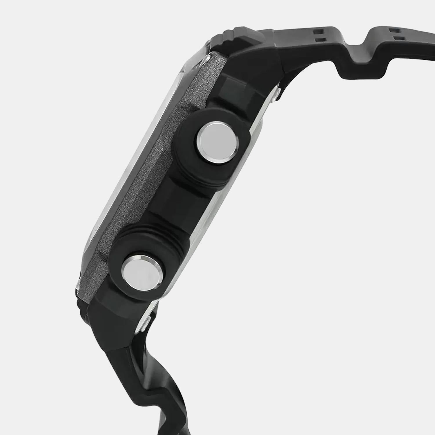 Casio Men Round Black watch