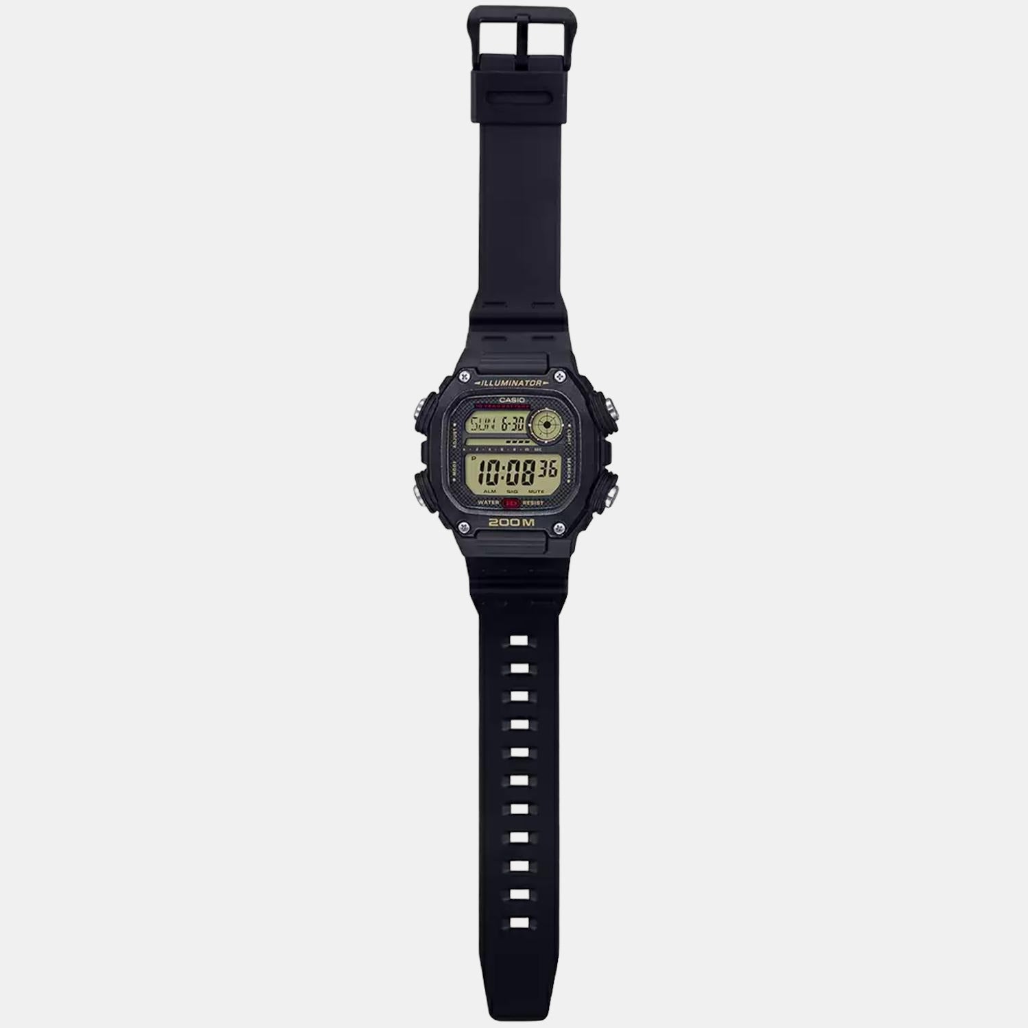 Casio Round Quartz Digital Men watch