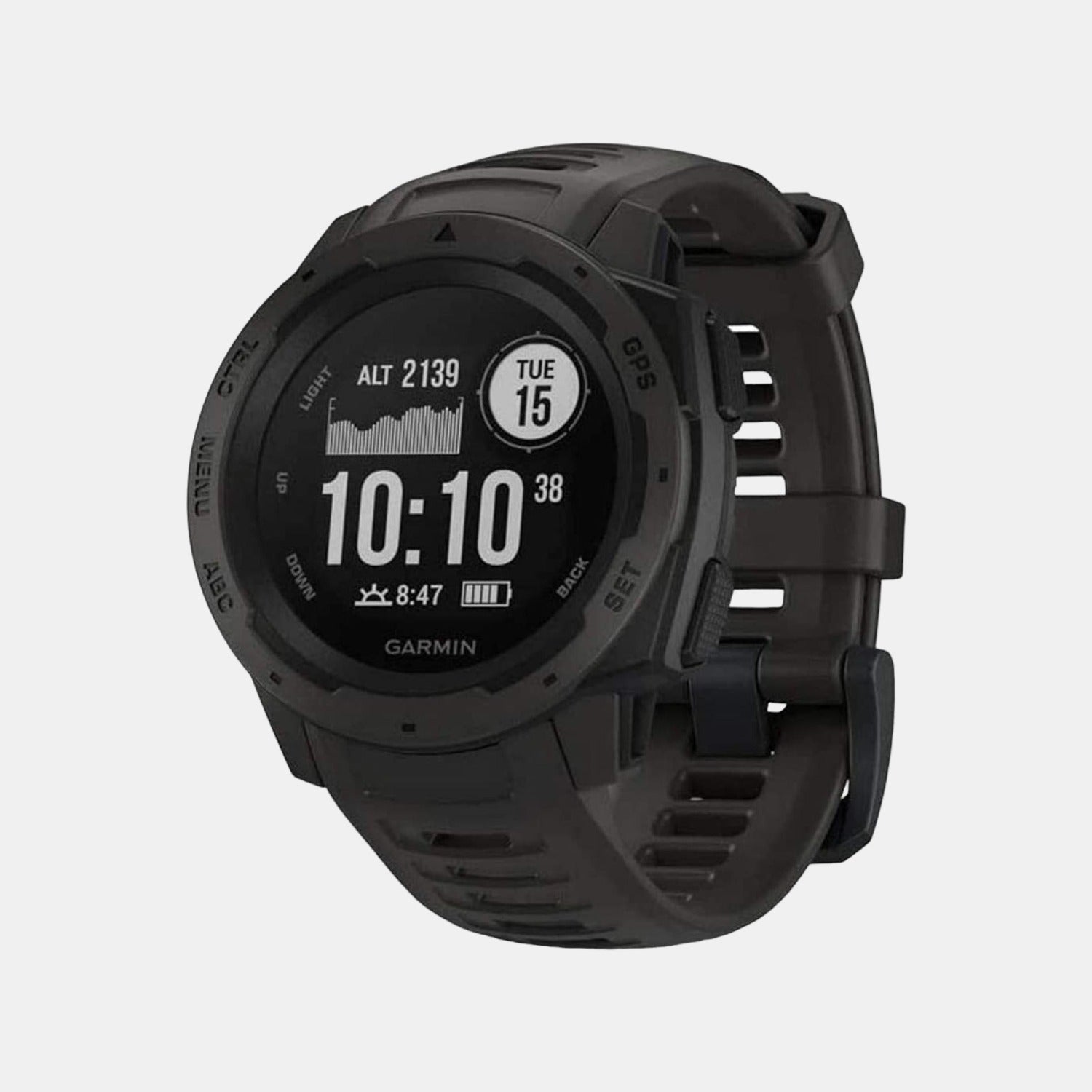 Male Black LCD Smart Watch INSTINCT GRAPHITE 010-02064-14
