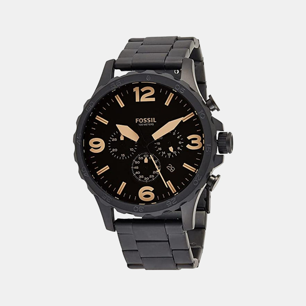 Fossil Round Black Chronograph watch