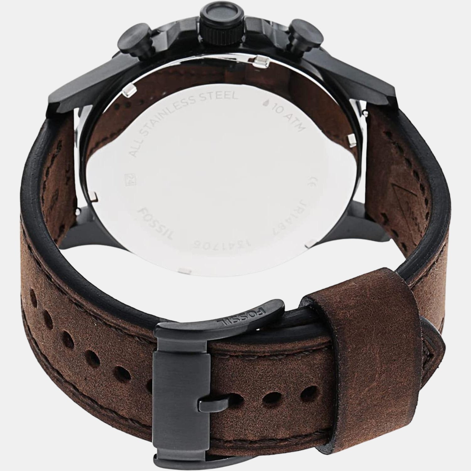 Fossil Men Round Black watch