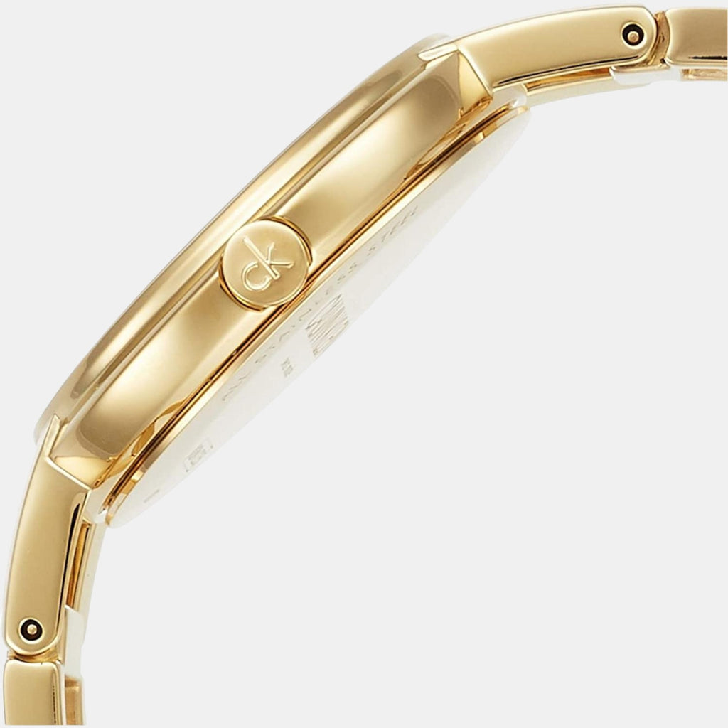 Calvin Klein Women Round Silver watch