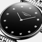 Longines Women Round Black watch