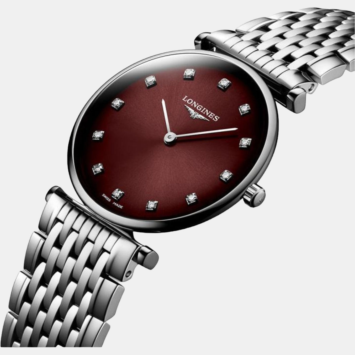 Longines Women Round Brown watch