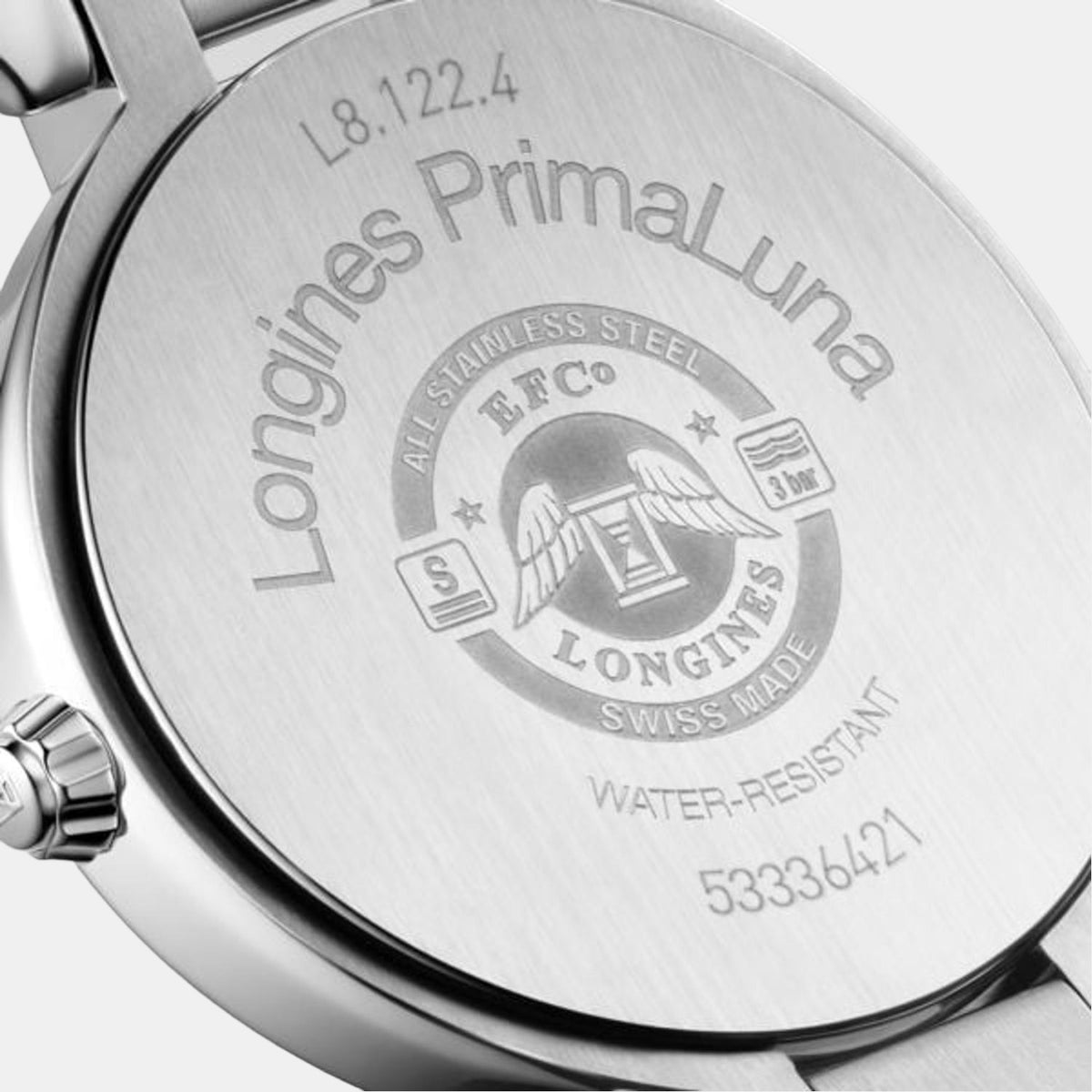 Longines Women Round Silver watch
