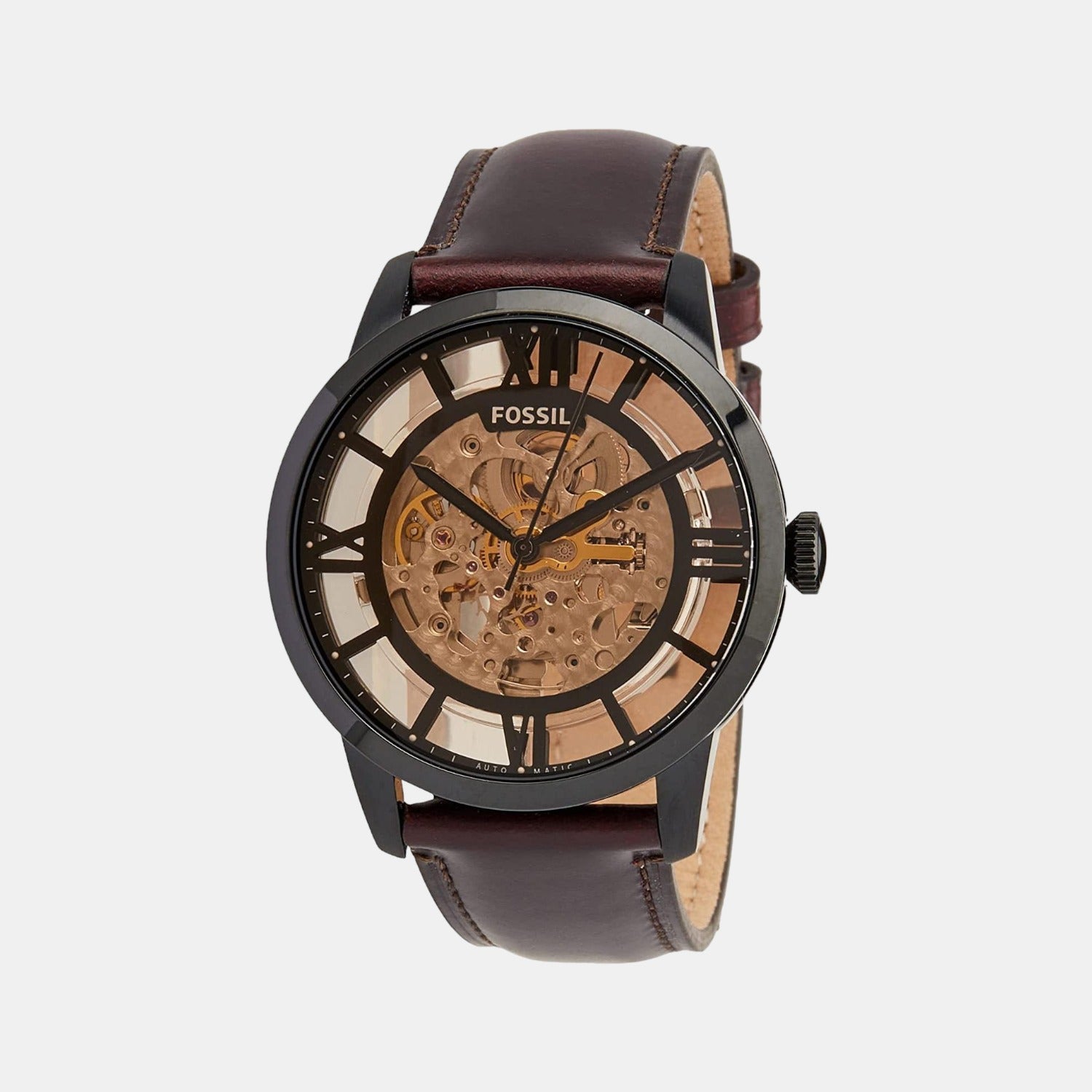 Fossil Round Brown Analog watch