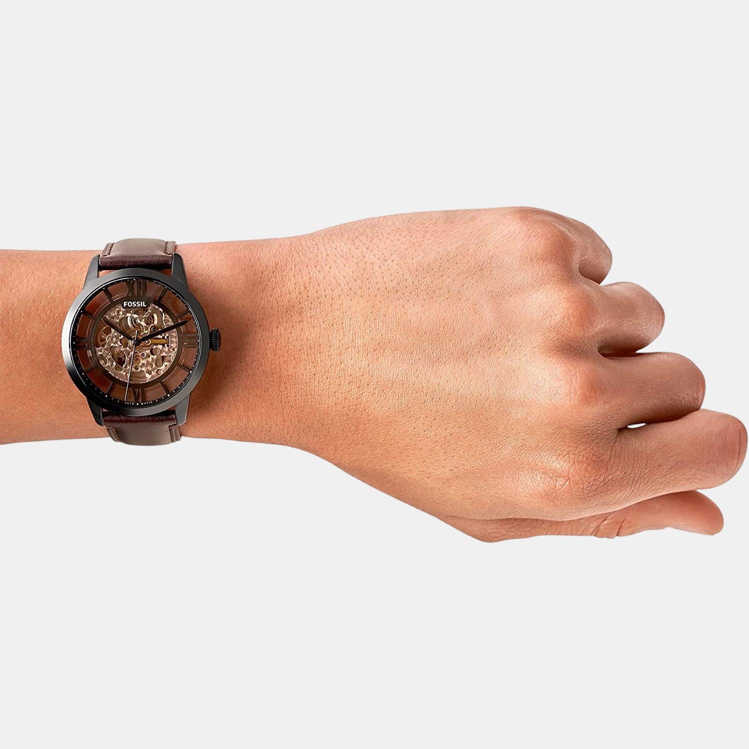 Fossil Round Automatic Analog Men watch