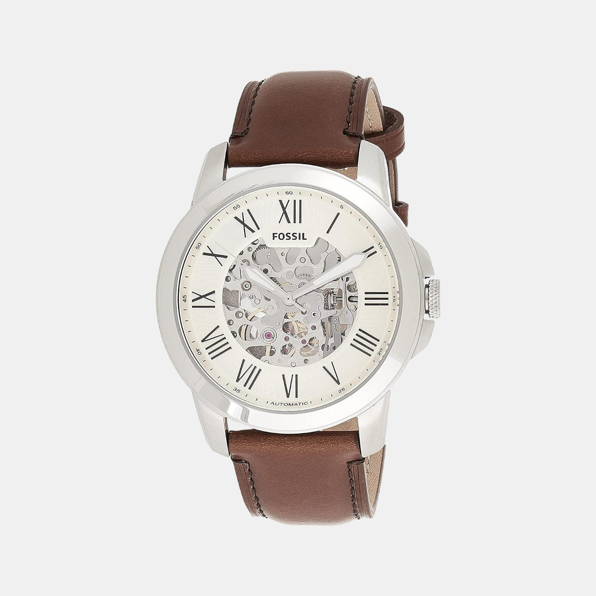 Fossil Round Cream Analog watch