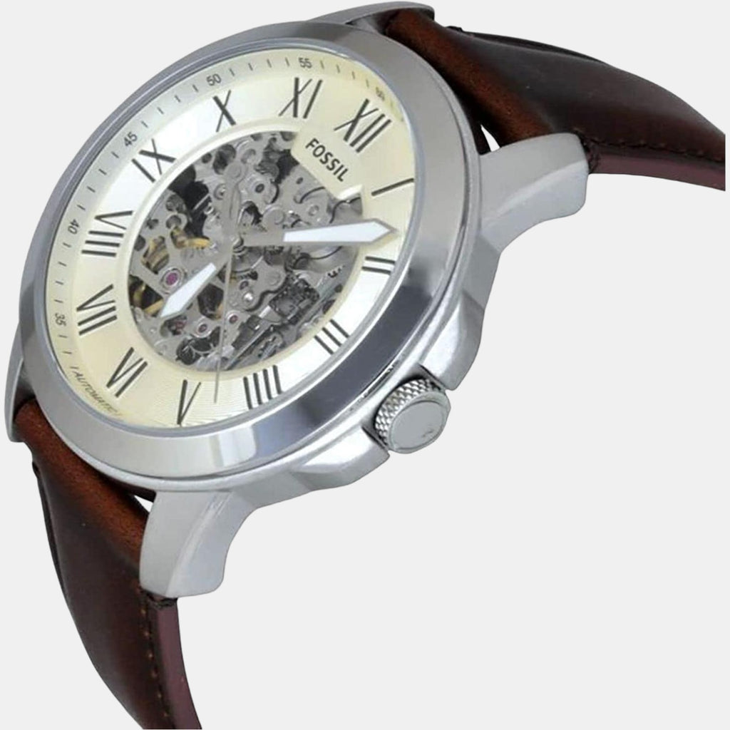 Fossil Leather Cream watch