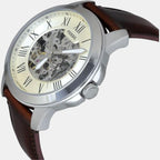 Fossil Leather Cream watch