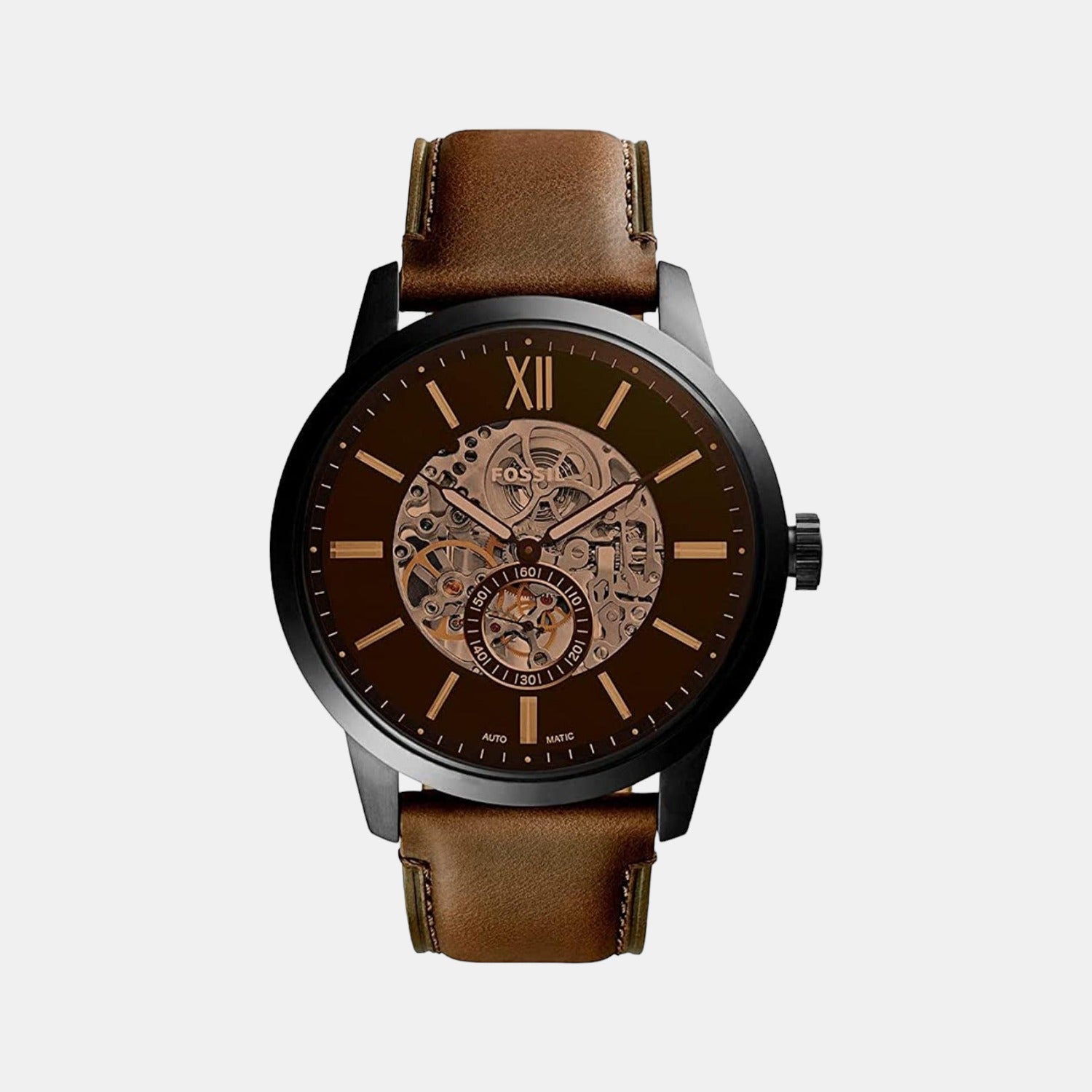 Fossil Round Brown Analog watch