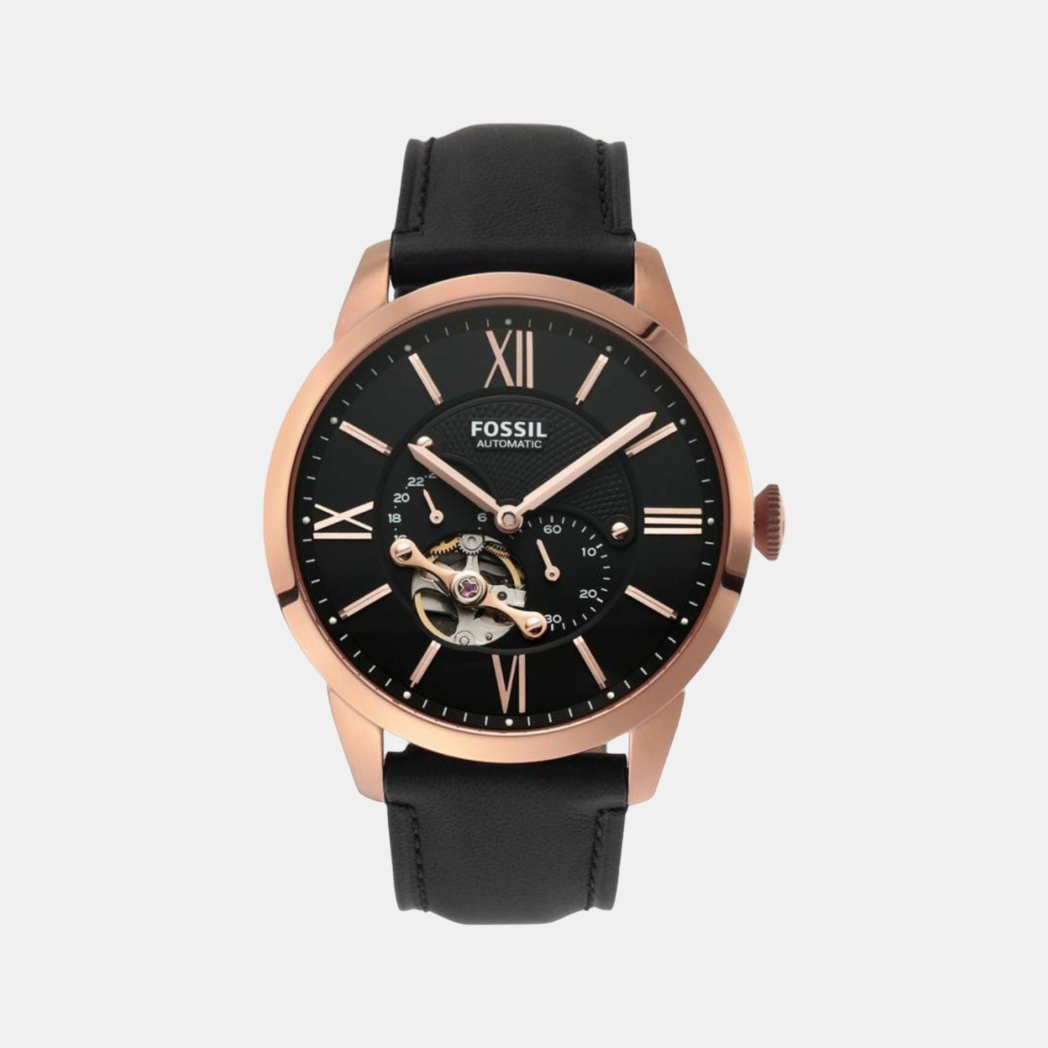 Fossil Round Black Multi-Function watch