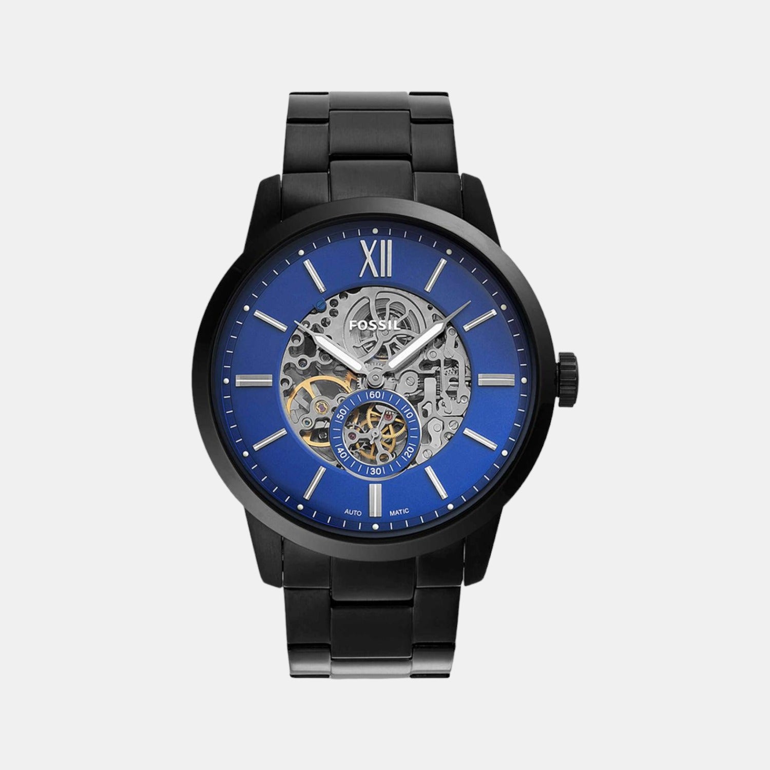 Fossil Round Blue Analog watch