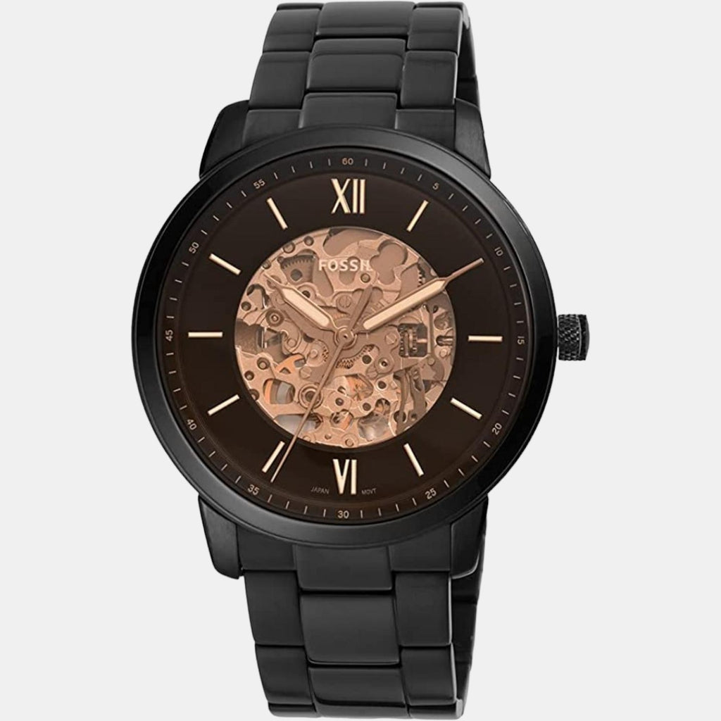 Fossil Men Round Black watch