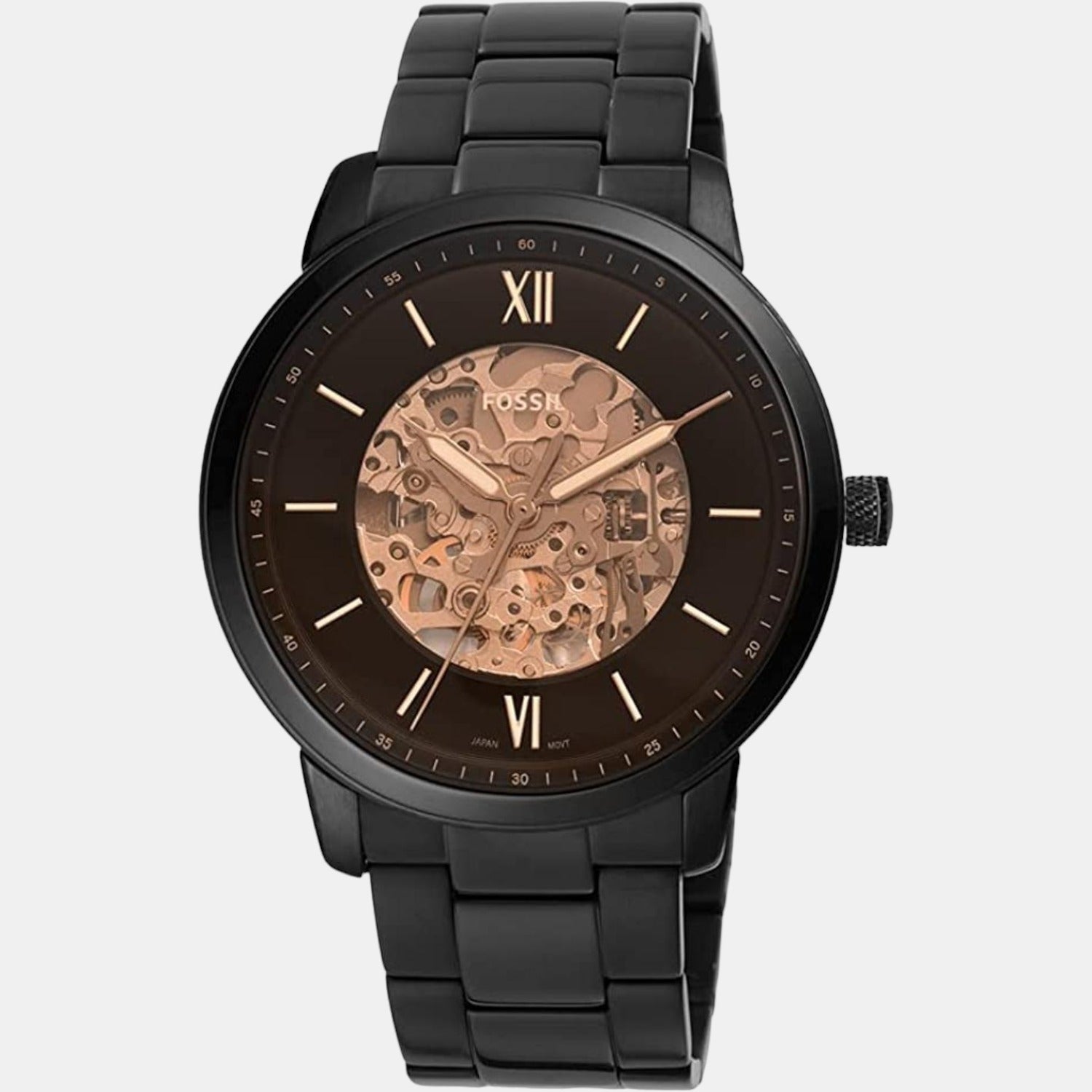 Fossil Men Round Black watch