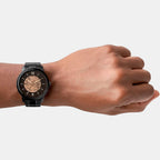 Fossil 44 mm Black Automatic watch