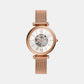 Female White Analog Stainless Steel Automatic Watch ME3188